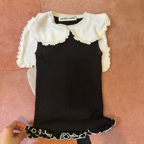 Sandy Liang Sailor Blouse - Picture 3 of 5